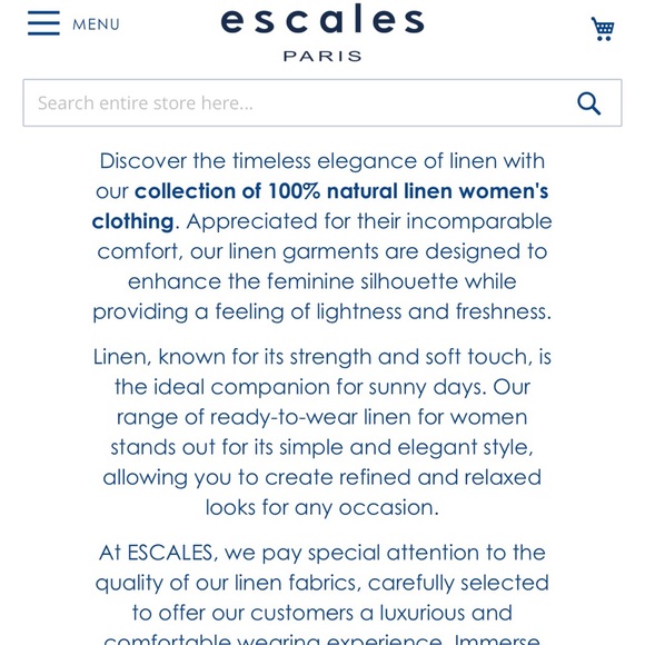 ESCALES Paris 100%‎ Linen Blouse  - Signed, Rare #409/435 Made - Picture 13 of 14